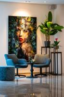 Ein Sitzbereich in der Unterkunft Sanadome Hotel & Spa Nijmegen