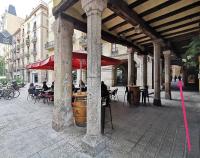 A restaurant or other place to eat at Classbedroom Born Apartments