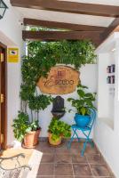 Jardín al aire libre en Hostal El Escudo de Mijas