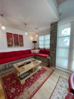 Posezení v ubytování Arachova Vip smart chalet-Villa Eva 1