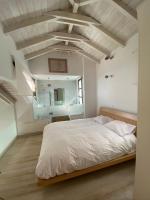 Postel nebo postele na pokoji v ubytování Arachova Vip smart chalet-Villa Eva 1
