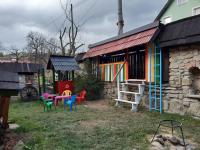 A garden outside chata Ivka Leštiny
