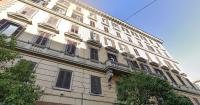 The building in which a panziókat is located