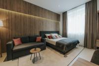 Posteľ alebo postele v izbe v ubytovaní Apricot Luxe Apartments