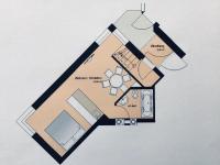 Plan piętra w obiekcie Apartment Kaprun
