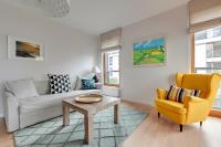 Część wypoczynkowa w obiekcie Gdansk Comfort Apartments Bursztynowa