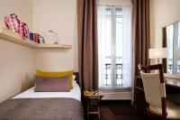 En eller flere senger p&aring; et rom p&aring; Grand Hotel des Balcons