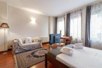 Posteľ alebo postele v izbe v ubytovaní Padova City Break Studio