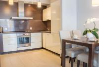 Kuchnia lub aneks kuchenny w obiekcie Apartamenty Aquarius z Aquacenter