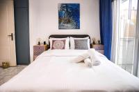 Postel nebo postele na pokoji v ubytování Lux apartment downtown