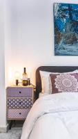 Postel nebo postele na pokoji v ubytování Lux apartment downtown