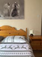 A bed or beds in a room at San Marco FARMHOUSE with a view.