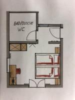 Plan piętra w obiekcie Hotel Garni Rifflsee