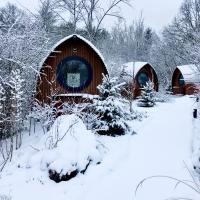 Glamping Resort Biosphäre Bliesgau im Winter