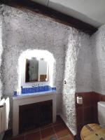 Koupelna v ubytování Casas Cueva y Cortijo La Tala en Guadix
