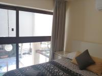 Postel nebo postele na pokoji v ubytování Galatex Beach Apartment