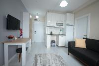 Kuchyň nebo kuchyňský kout v ubytování city59 Suit Otel