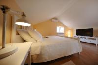 Televízia a/alebo spoločenská miestnosť v ubytovaní Apartments Villa Marnii