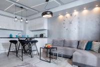Kuchyňa alebo kuchynka v ubytovaní Resort Apartamenty Klifowa Rewal 27