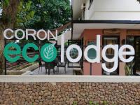 Coron Ecolodgeに飾ってある許可証、賞状、看板またはその他の書類