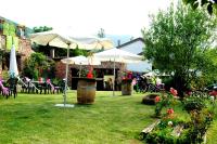 A garden outside La Casona del Pastor