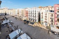 Nespecifikovaný výhled na destinaci Tarragona nebo výhled na město při pohledu z penzionu