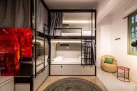 Postel nebo postele na pokoji v ubytování Athens Hub Hostel