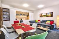 Posezení v ubytování Mountain Apartments Klínovec Hexagon