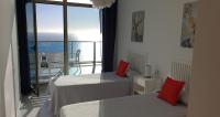 Posteľ alebo postele v izbe v ubytovaní 42nd floor - Penthouse VIP with private terrace and sea views