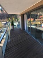 Balkón alebo terasa v ubytovaní Szczyrk-Art Apartments