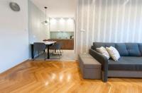 Posezení v ubytování Bielańska Apartment