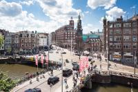 Een algemene foto van Amsterdam of een uitzicht op de stad vanuit het hotel
