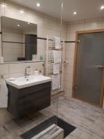 Koupelna v ubytování Haus Wassermann