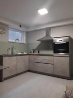 Kuchyň nebo kuchyňský kout v ubytování Apartments Teja