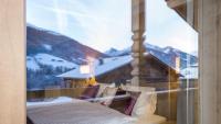 Ein allgemeiner Bergblick oder ein Berglick von des Hotels aus