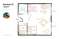 Půdorys ubytování Apartmány16 Olešnice v Orlických horách