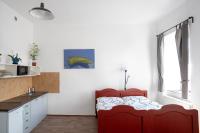 Postel nebo postele na pokoji v ubytování Apartmány16 Olešnice v Orlických horách