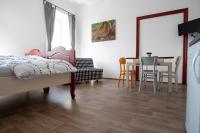 Postel nebo postele na pokoji v ubytování Apartmány16 Olešnice v Orlických horách