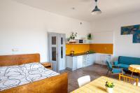 Kuchyň nebo kuchyňský kout v ubytování Apartmány16 Olešnice v Orlických horách