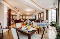 Posezení v ubytování Porta Caucasia Kazbegi