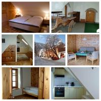Łóżko lub łóżka w pokoju w obiekcie Ferienwohnung Raderhaus