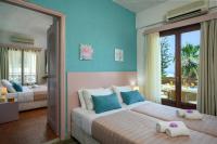 Alkion Hotelにあるベッド