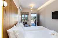 Posteľ alebo postele v izbe v ubytovaní Panorama Luxury Rooms