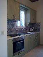 Kuchyň nebo kuchyňský kout v ubytování Lena Blue Sea Apartments