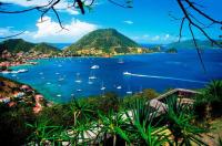 a view of a harbor with boats in the water at KAZADIDOU - Résidence Grand Cap - Vue Mer et Montagne - Piscine in Le Gosier