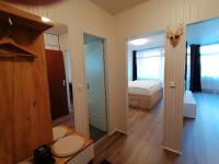 Postel nebo postele na pokoji v ubytování Ferienwohnung am Schluchsee mit Balkon & Pool