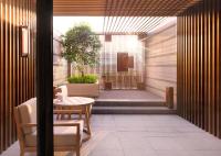 Grand Hyatt Hangzhouにあるバルコニーまたはテラス