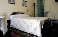 A bed or beds in a room at Hostal Delfina