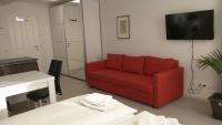 Televízia a/alebo spoločenská miestnosť v ubytovaní 305 Berlin, Studio Apartment, 38m2 2-4 Pers