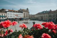 Nespecifikovaný výhled na destinaci Osijek nebo výhled na město při pohledu z hotelu